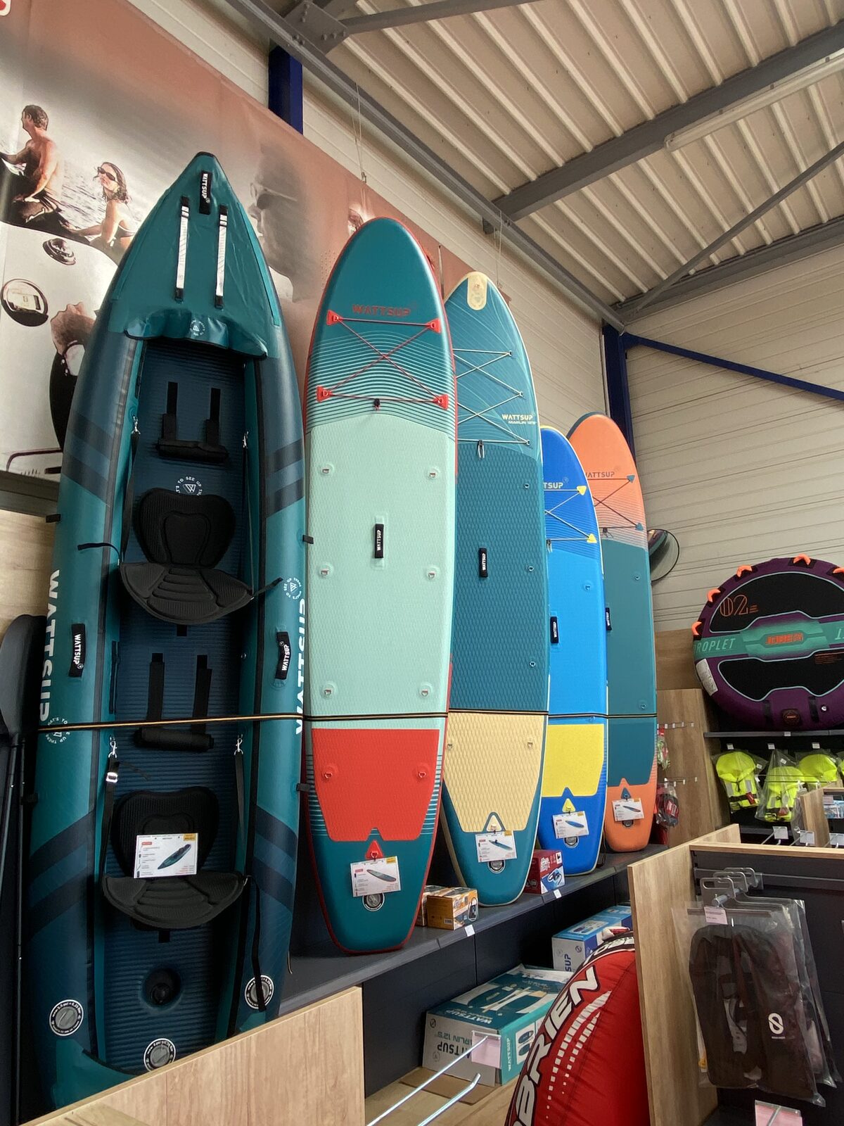 Glisse — paddles et kayak — Magasin Cabesto Clinique du Bateau Saint-Cyprien