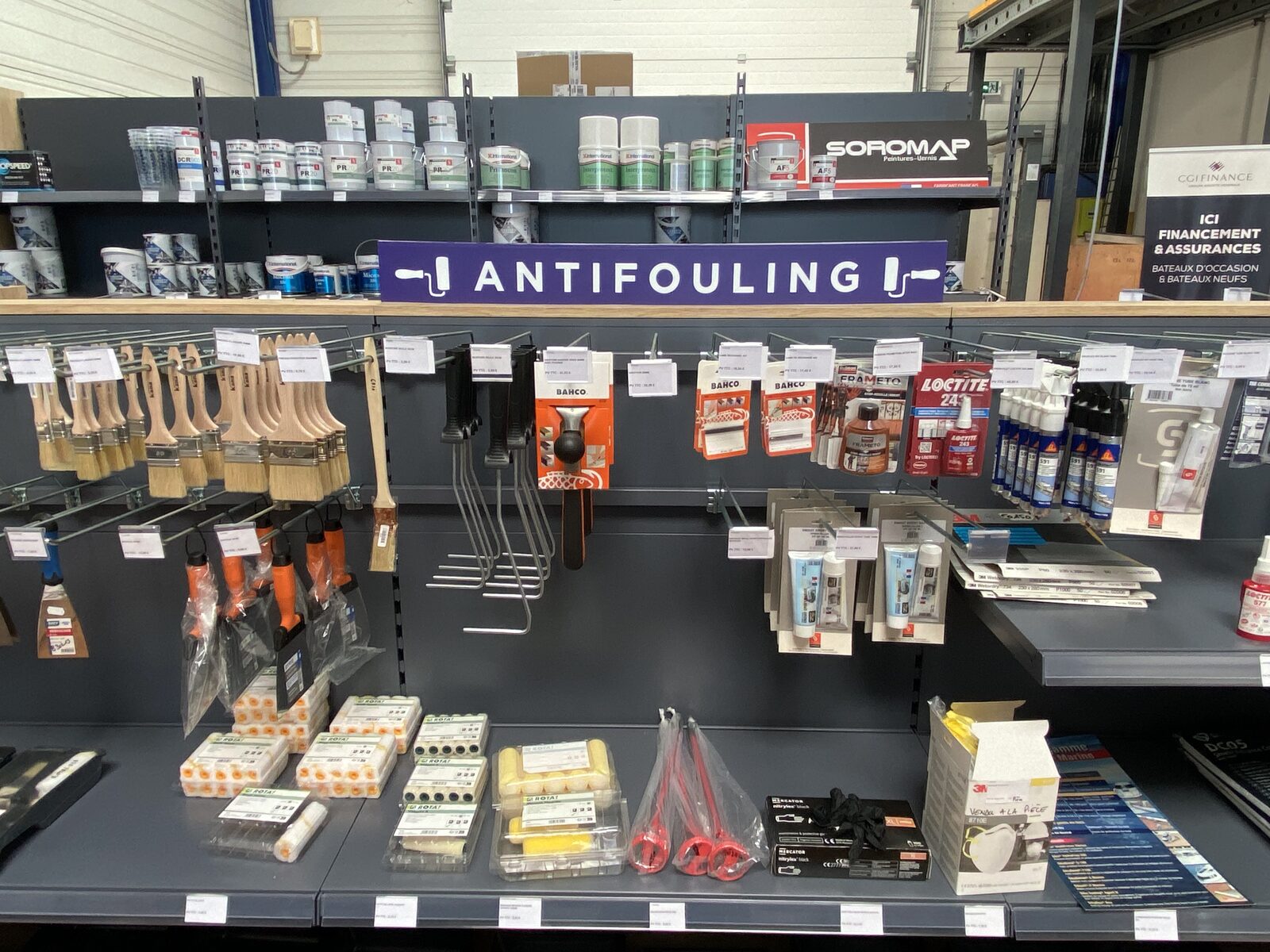 Rayon Antifouling — Magasin Cabesto Clinique du Bateau Saint-Cyprien