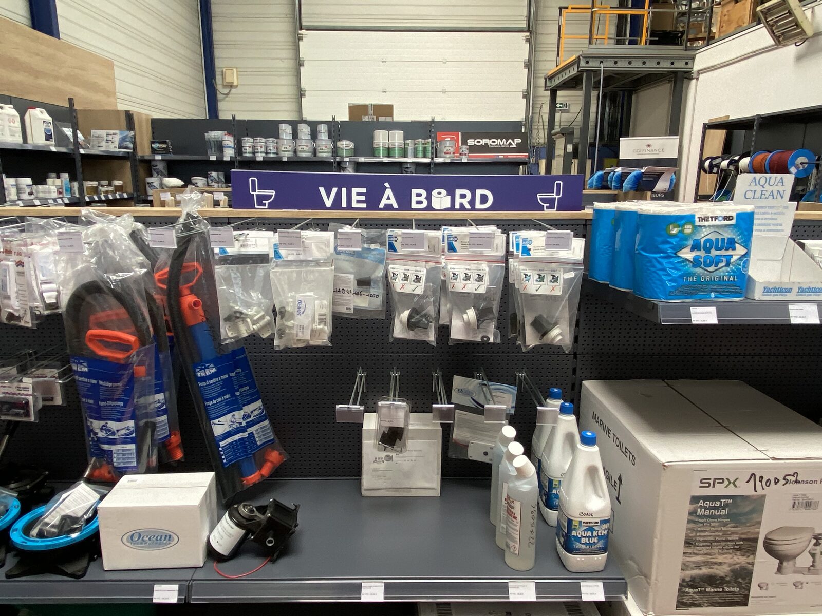 Rayon Vie à bord — Magasin Cabesto Clinique du Bateau Saint-Cyprien